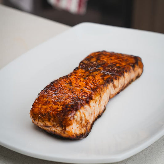 Salmón con Balsamic Glaze