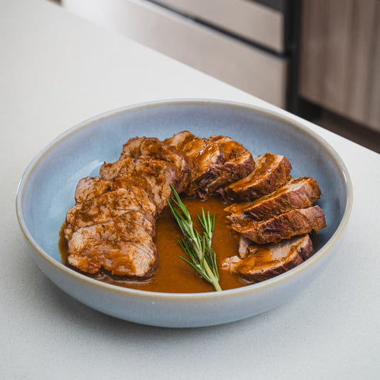 Lomito de cerdo al vino